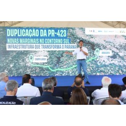 Governador Ratinho Junior lança obras de ampliação do Contorno Sul e de duplicação da PR-423